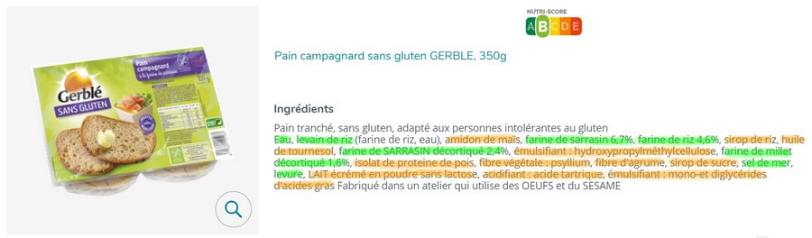 pain campagnard sans gluten